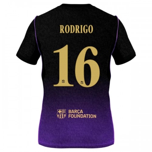 Dresovi FC Barcelona Rodrigo 16 Gostujući 2026-27 - Kratki Rukavima Dresovi FC Barcelona Rodrigo 16 Gostujući 2026-27 - Kratki Rukavima