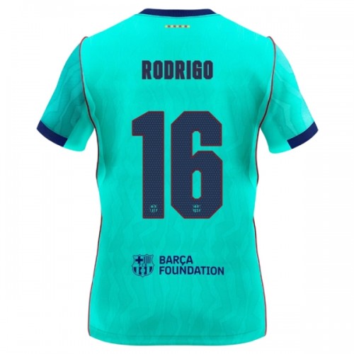 Dresovi FC Barcelona Rodrigo 16 Treći 2026-27 - Kratki Rukavima Dresovi FC Barcelona Rodrigo 16 Treći 2026-27 - Kratki Rukavima