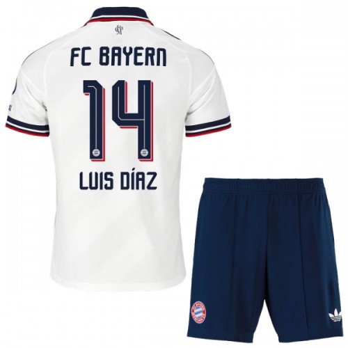 Dječji Dresovi FC Bayern München Luis Diaz 14 Gostujući 2026-27 - Kratki Rukavima Dječji Dresovi FC Bayern München Luis Diaz 14 Gostujući 2026-27 - Kratki Rukavima