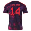 Dresovi FC Bayern München Luis Diaz 14 Treći 2026-27 - Kratki Rukavima Dresovi FC Bayern München Luis Diaz 14 Treći 2026-27 - Kratki Rukavima