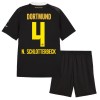 Dječji Dresovi Borussia Dortmund N. Schlotterbeck 4 Gostujući 2026-27 - Kratki Rukavima