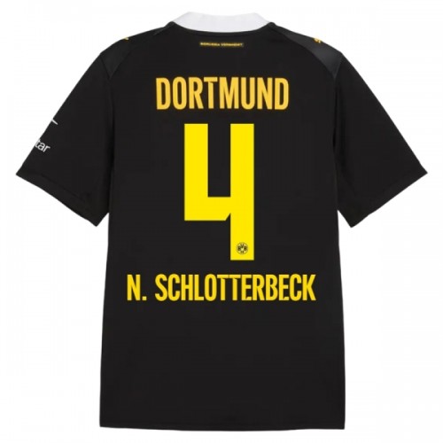 Dresovi Borussia Dortmund N. Schlotterbeck 4 Gostujući 2026-27 - Kratki Rukavima Dresovi Borussia Dortmund N. Schlotterbeck 4 Gostujući 2026-27 - Kratki Rukavima