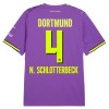 Dresovi Borussia Dortmund N. Schlotterbeck 4 Treći 2026-27 - Kratki Rukavima