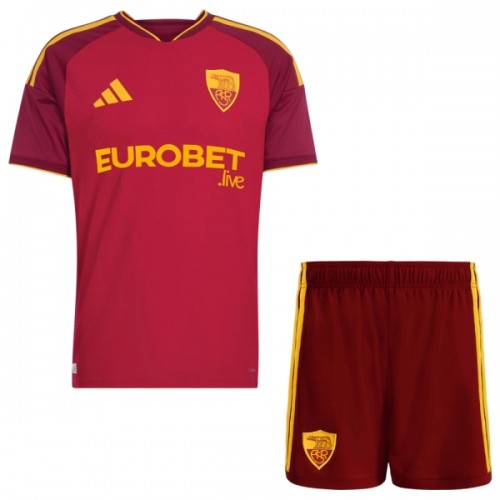 Dječji Dresovi AS Roma Domaći 2026-27 - Kratki Rukavima Dječji Dresovi AS Roma Domaći 2026-27 - Kratki Rukavima
