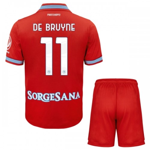 Dječji Dresovi SSC Napoli De Bruyne 11 Treći 2026-27 - Kratki Rukavima Dječji Dresovi SSC Napoli De Bruyne 11 Treći 2026-27 - Kratki Rukavima