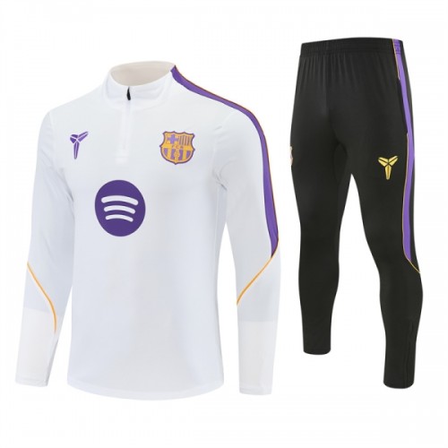 Barcelona Komplet trenirke za trening 2026-27 Quarter-zip Bijela Barcelona Komplet trenirke za trening 2026-27 Quarter-zip Bijela