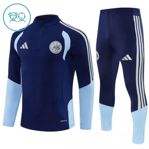 Dječji Ajax Komplet trenirke za trening 2026-27 Quarter-zip Plava Dječji Ajax Komplet trenirke za trening 2026-27 Quarter-zip Plava