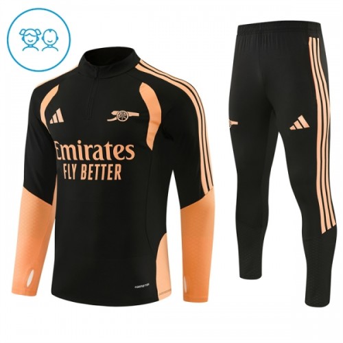 Dječji Arsenal Komplet trenirke za trening 2026-27 Quarter-zip Crna Dječji Arsenal Komplet trenirke za trening 2026-27 Quarter-zip Crna