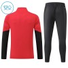 Dječji Arsenal Komplet trenirke za trening 2026-27 Quarter-zip Crvena