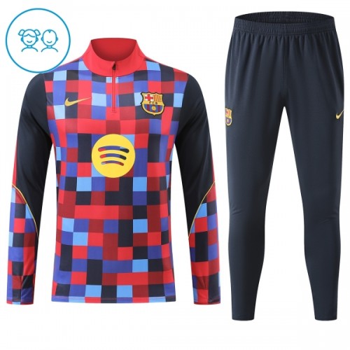 Dječji Barcelona Komplet trenirke za trening 2026-27 Quarter-zip Crvena Dječji Barcelona Komplet trenirke za trening 2026-27 Quarter-zip Crvena