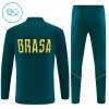 Dječji Brazil Komplet trenirke za trening 2026-27 Quarter-zip Zelena