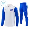 Dječji Chelsea Komplet trenirke za trening 2026-27 Quarter-zip Bijela Dječji Chelsea Komplet trenirke za trening 2026-27 Quarter-zip Bijela