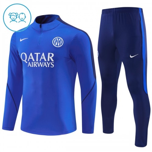 Dječji Inter Milan Komplet trenirke za trening 2026-27 Quarter-zip Plava Dječji Inter Milan Komplet trenirke za trening 2026-27 Quarter-zip Plava