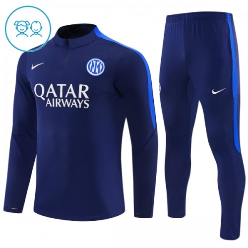 Dječji Inter Milan Komplet trenirke za trening 2026-27 Quarter-zip Plava Dječji Inter Milan Komplet trenirke za trening 2026-27 Quarter-zip Plava