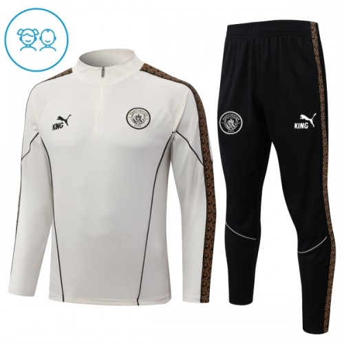 Dječji Manchester City Gray Version Komplet trenirke za trening 2026-27 Quarter-zip Dječji Manchester City Gray Version Komplet trenirke za trening 2026-27 Quarter-zip