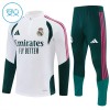 Dječji Real Madrid Komplet trenirke za trening 2026-27 Quarter-zip Bijela Dječji Real Madrid Komplet trenirke za trening 2026-27 Quarter-zip Bijela