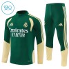 Dječji Real Madrid Komplet trenirke za trening 2026-27 Quarter-zip Zelena Dječji Real Madrid Komplet trenirke za trening 2026-27 Quarter-zip Zelena
