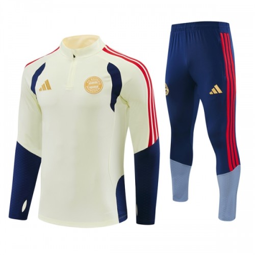 FC Bayern München Komplet trenirke za trening 2026-27 Quarter-zip Bijela FC Bayern München Komplet trenirke za trening 2026-27 Quarter-zip Bijela