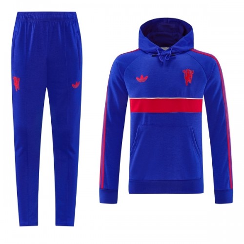 Manchester United Hoodie Komplet trenirke za trening 2026-27 Plava Manchester United Hoodie Komplet trenirke za trening 2026-27 Plava