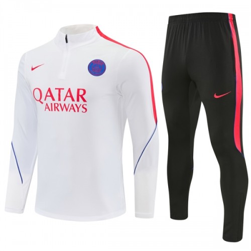 Paris Saint-Germain Komplet trenirke za trening 2026-27 Quarter-zip Bijela Paris Saint-Germain Komplet trenirke za trening 2026-27 Quarter-zip Bijela