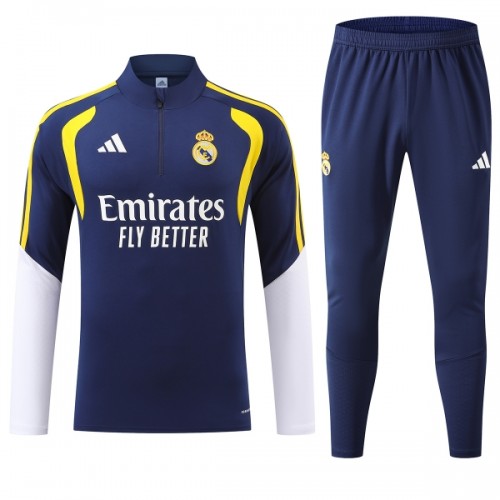 Real Madrid Komplet trenirke za trening 2026-27 Quarter-zip Plava Real Madrid Komplet trenirke za trening 2026-27 Quarter-zip Plava