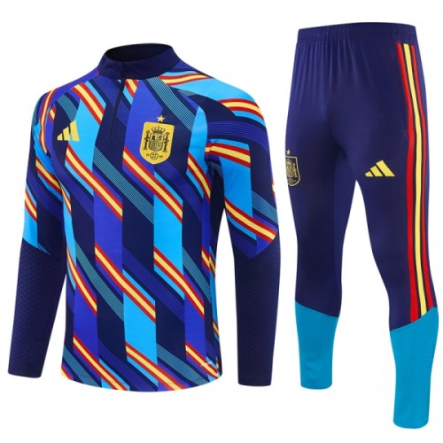 Španjolska Komplet trenirke za trening 2026-27 Quarter-zip Plava Španjolska Komplet trenirke za trening 2026-27 Quarter-zip Plava