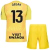 Dječji Dresovi Atlético Madrid Oblak 13 Golmanski 2026-27 - Kratki Rukavima Žuta Dječji Dresovi Atlético Madrid Oblak 13 Golmanski 2026-27 - Kratki Rukavima Žuta