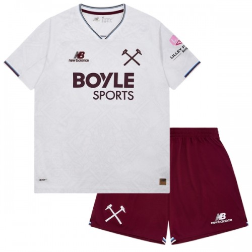Dječji Dresovi West Ham United Gostujući 2026-27 - Kratki Rukavima Dječji Dresovi West Ham United Gostujući 2026-27 - Kratki Rukavima