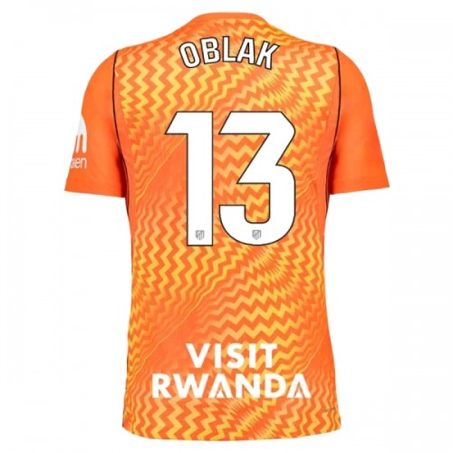 Dresovi Atlético Madrid Oblak 13 Golmanski 2026-27 - Kratki Rukavima Naranča Dresovi Atlético Madrid Oblak 13 Golmanski 2026-27 - Kratki Rukavima Naranča