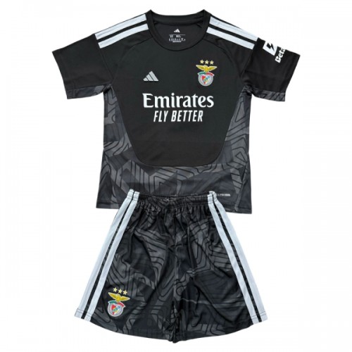 Dječji Dresovi SL Benfica Golmanski 2026-27 - Kratki Rukavima Crna Dječji Dresovi SL Benfica Golmanski 2026-27 - Kratki Rukavima Crna