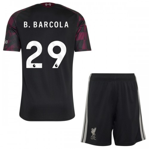 Dječji Dresovi Liverpool B. Barcola 29 Treći 2026-27 - Kratki Rukavima Dječji Dresovi Liverpool B. Barcola 29 Treći 2026-27 - Kratki Rukavima