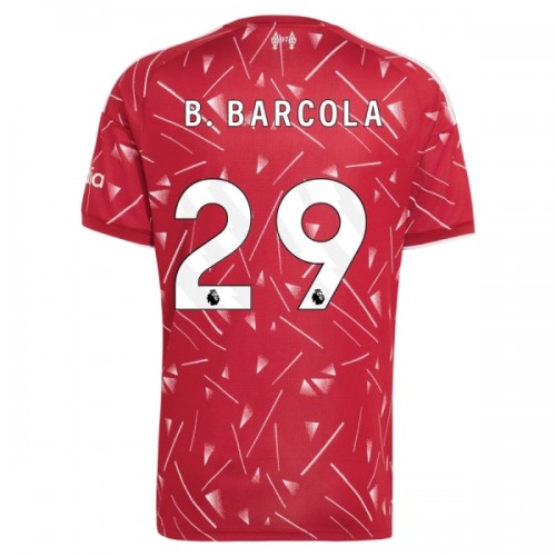 Dresovi Liverpool B. Barcola 29 Domaći 2026-27 - Kratki Rukavima Dresovi Liverpool B. Barcola 29 Domaći 2026-27 - Kratki Rukavima